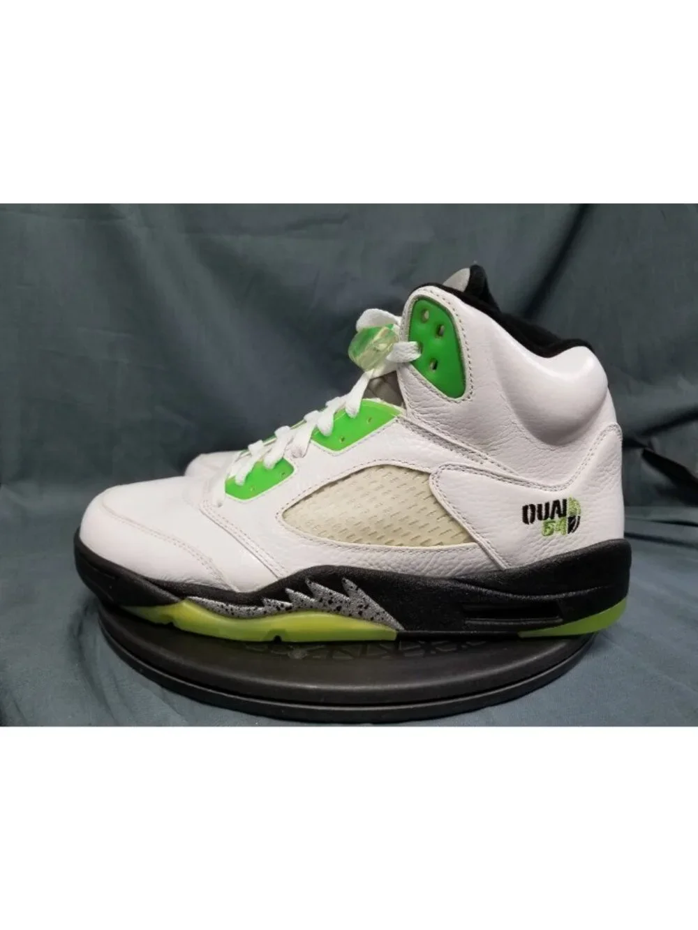 Jordan 5 Retro Quai 54 White Mens 467827 105 Size 9 NEW IN BOX!